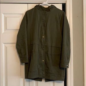 Olive green cargo jacket
